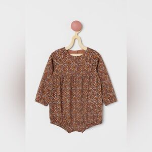 H&M Floral Organic Cotton Romper